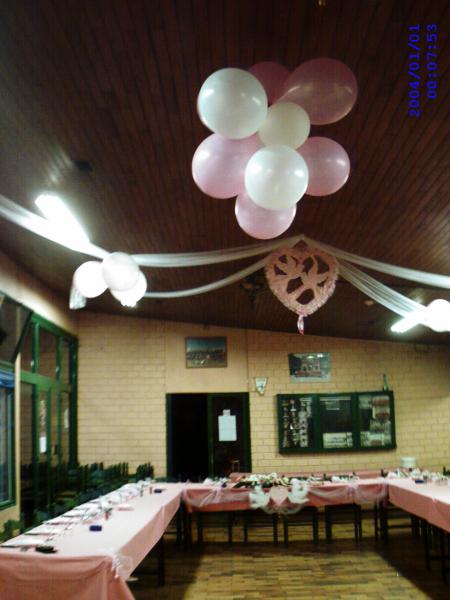 D&eacute;cor de la salle pour l'anniversaire des 22 ans de mariage.